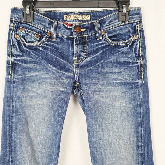 BKE Lexi Bootcut Jeans Women’s 26x31.5 Embellished Pockets - Picture 3 of 16
